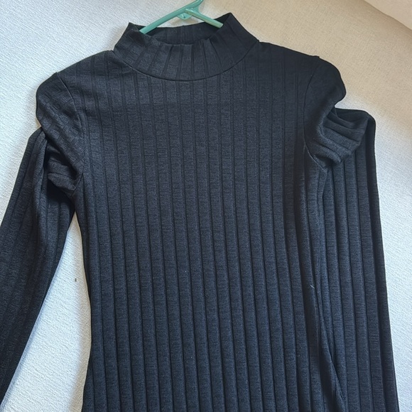 Topshop Black Long Sleeve Dress - Picture 3 of 5